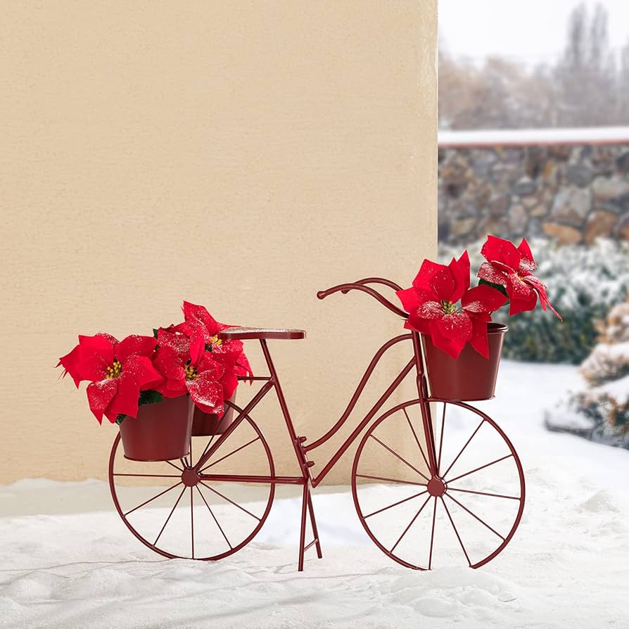 置物 Lime Amazon.com : Glitzhome Metal Standing Planter Hand Painted Flower